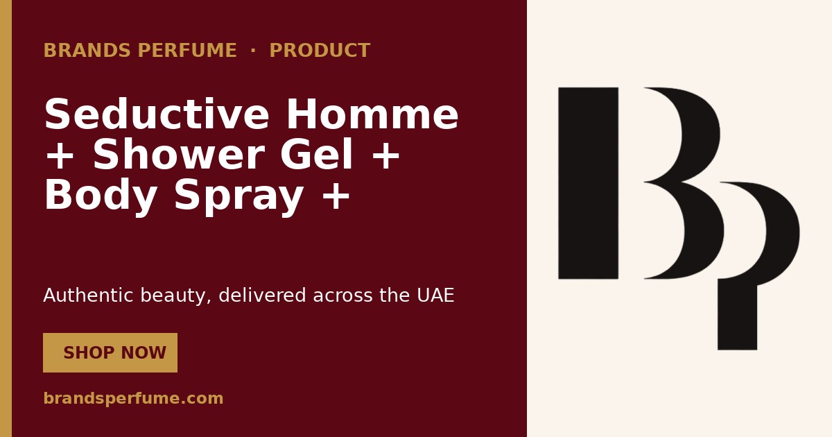 Seductive Homme + Shower Gel + Body Spray + Pouch by Gues…