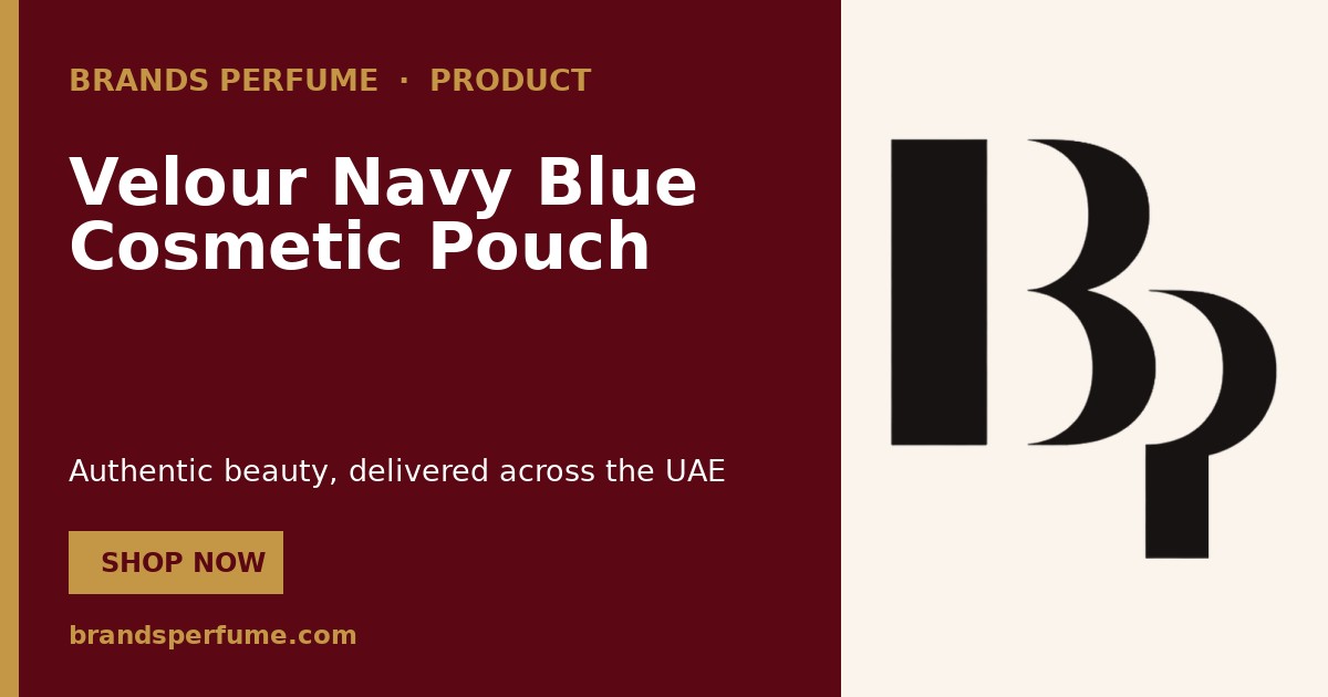 Velour Navy Blue Cosmetic Pouch by Christian Dior 1 piece | Buy Online