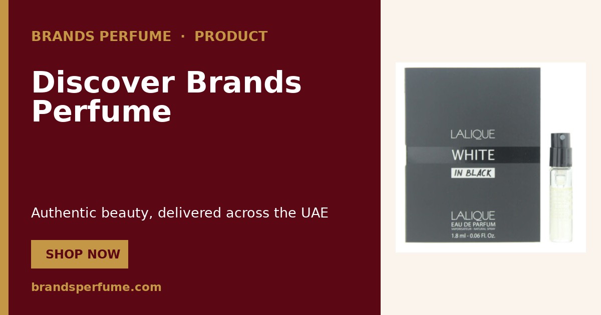 وايت إن بلاك من Lalique Eau de Parfum 1.8 ml | اشتري أونلاين في الإمار
