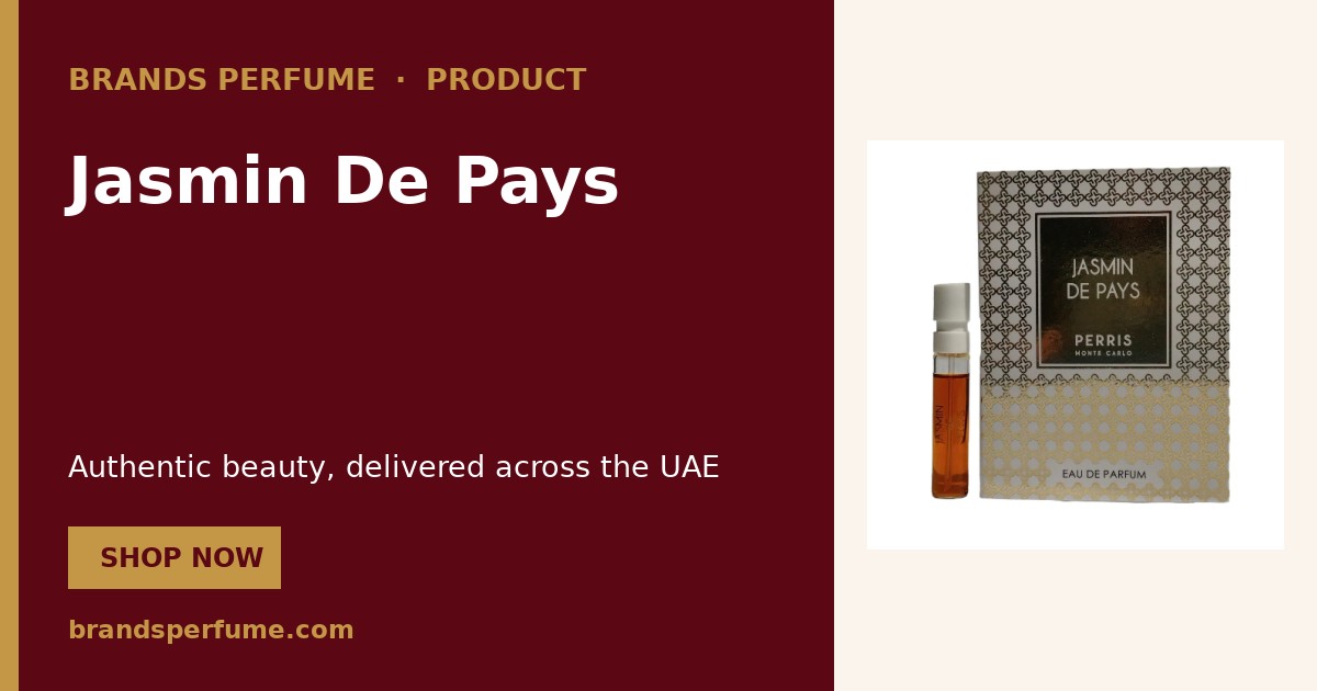 Jasmin De Pays by Perris Monte Carlo 2 ml | Buy Online United Arab Emi