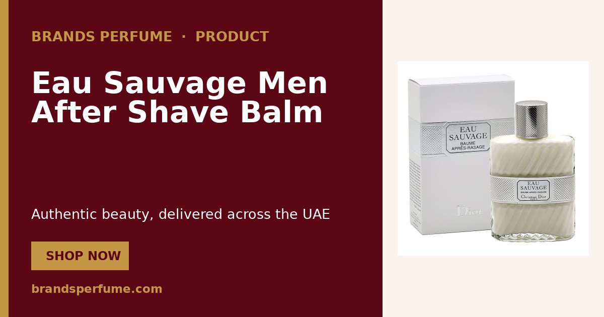 Eau Sauvage Men After Shave Balm by Christian Dior 100 ml | Buy Online