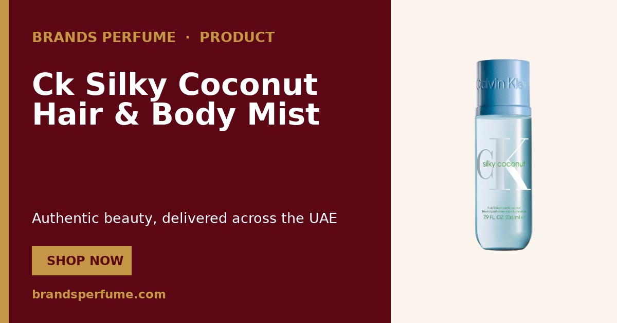 Ck Silky Coconut Hair & Body Mist by Calvin Klein 236 ml | Buy Online