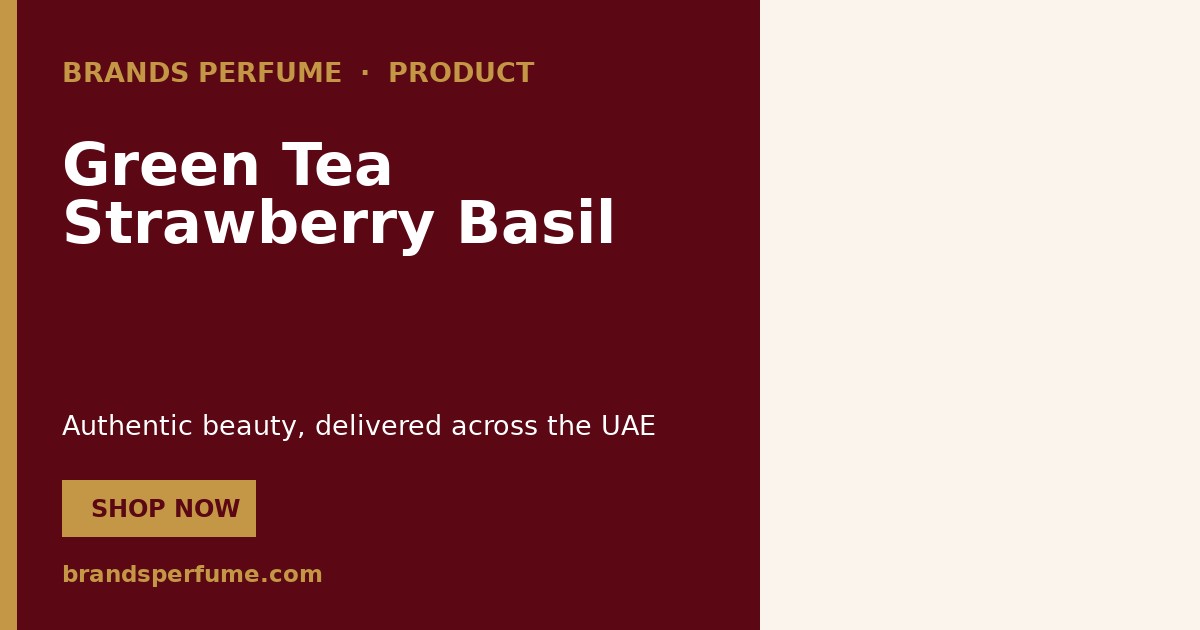 Green Tea Strawberry Basil by Elizabeth Arden 100 ml | Buy Online Unit