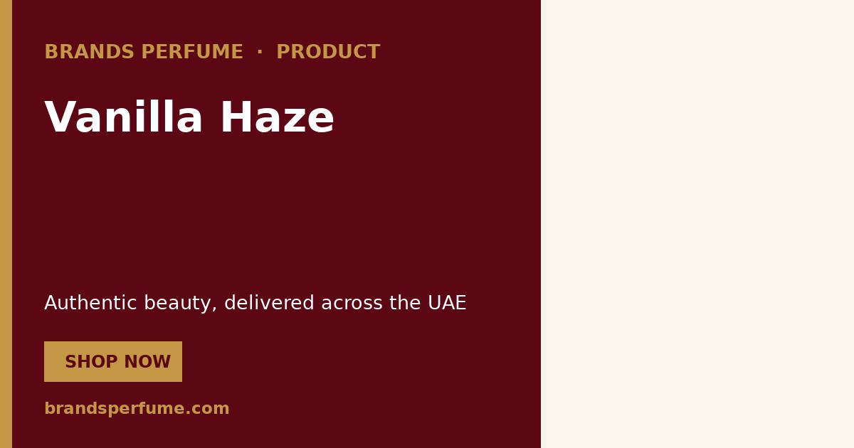 Vanilla Haze by Fugazzi 100 ml | Buy Online United Arab Emirates