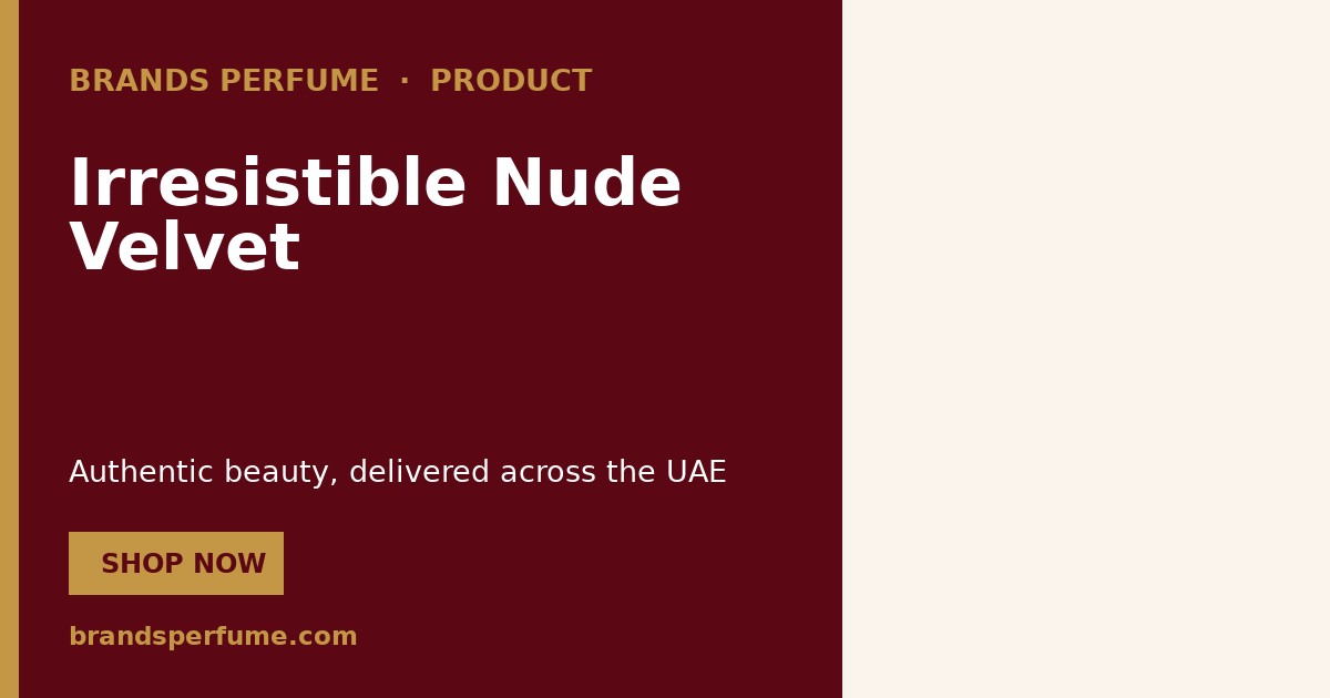 Irresistible Nude Velvet by Givenchy 50 ml | Buy Online United Arab Em