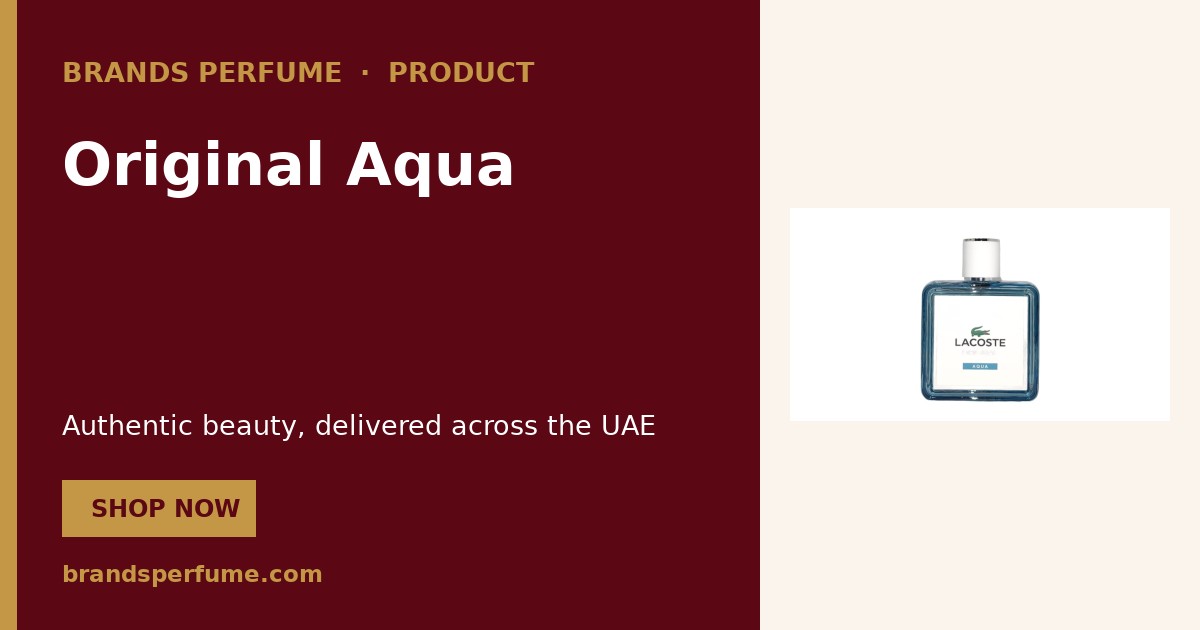 Original Aqua by Lacoste 100 ml | Buy Online United Arab Emirates