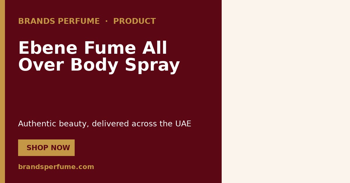 Ebene Fume All Over Body Spray by Tom Ford 150 ml | Buy Online United