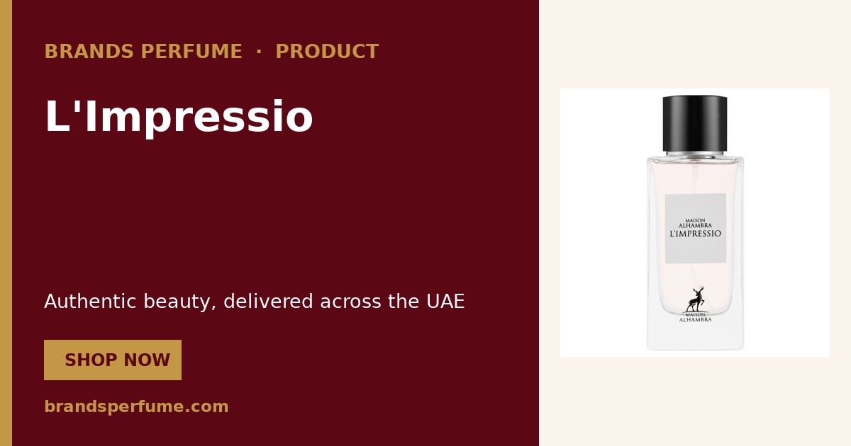 L'Impressio by Maison Alhambra 100 ml | Buy Online United Arab Emirate
