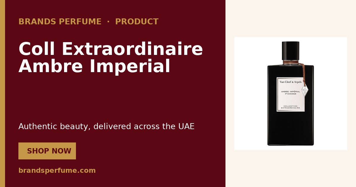 Coll Extraordinaire Ambre Imperial by Van Cleef & Arpels 75 ml | Buy O