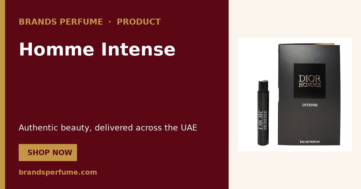 Homme Intense by Christian Dior 1 ml | Buy Online United Arab Emirates