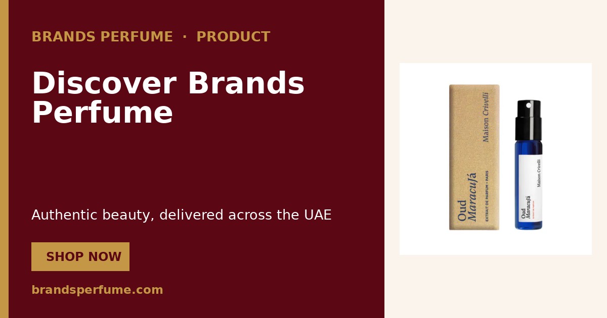 عود ماراكوجا من Maison Crivelli Extrait de Parfum 1.5 ml | اشتري أونلا
