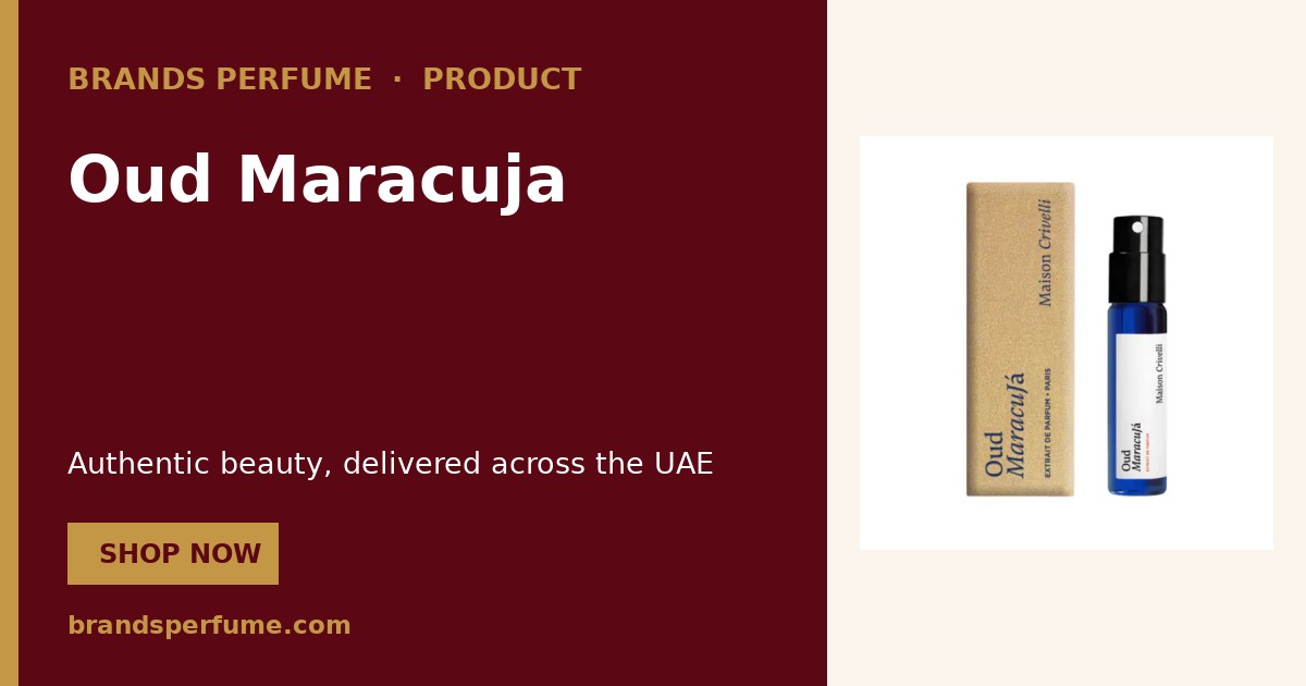 Oud Maracuja by Maison Crivelli 1.5 ml | Buy Online United Arab Emirat