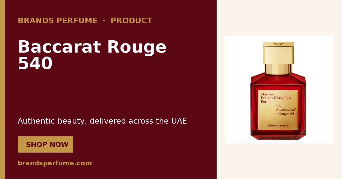 Maison Francis Kurkdjian Baccarat Rouge 540 70 ml | Brands Perfume