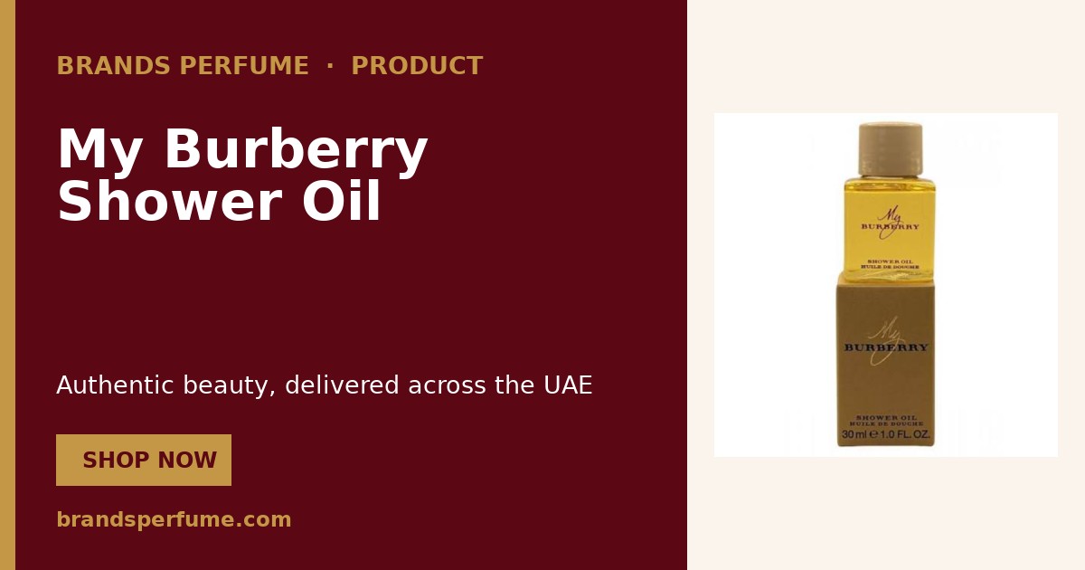 Burberry My Burberry Shower Oil 30 ml | Brands Perfume