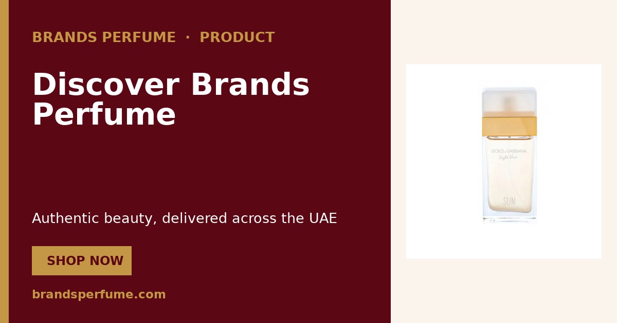 Dolce & Gabbana لايت بلو صن 50 ml | Brands Perfume