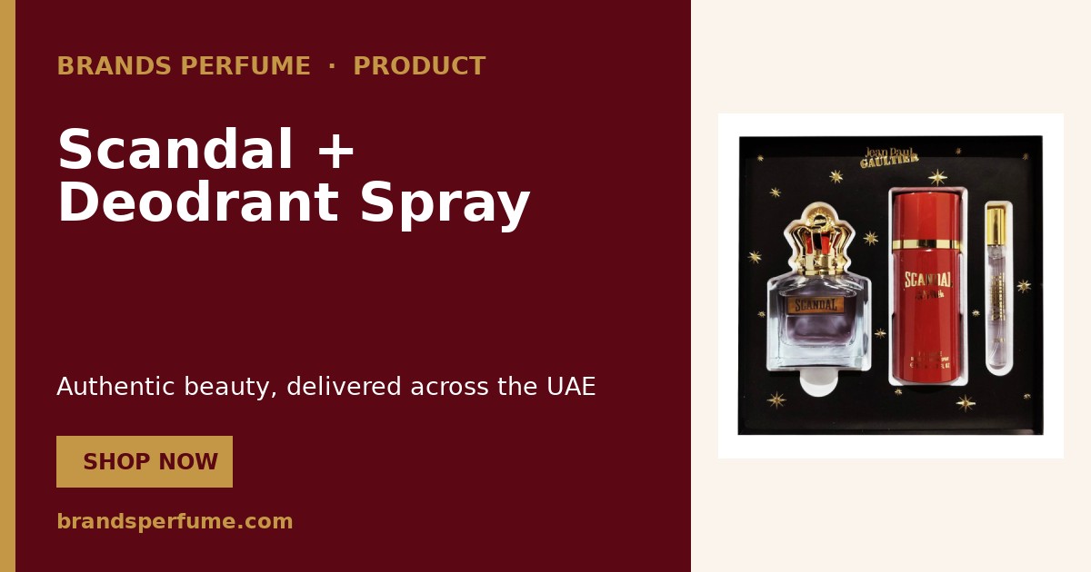 Jean Paul Gaultier Scandal + Deodrant Spray 100 ml | Brands Perfume