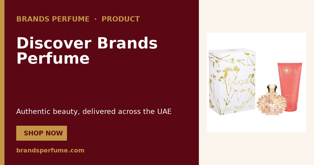 Lalique سولايل + لوشن للجسم 100 ml | Brands Perfume