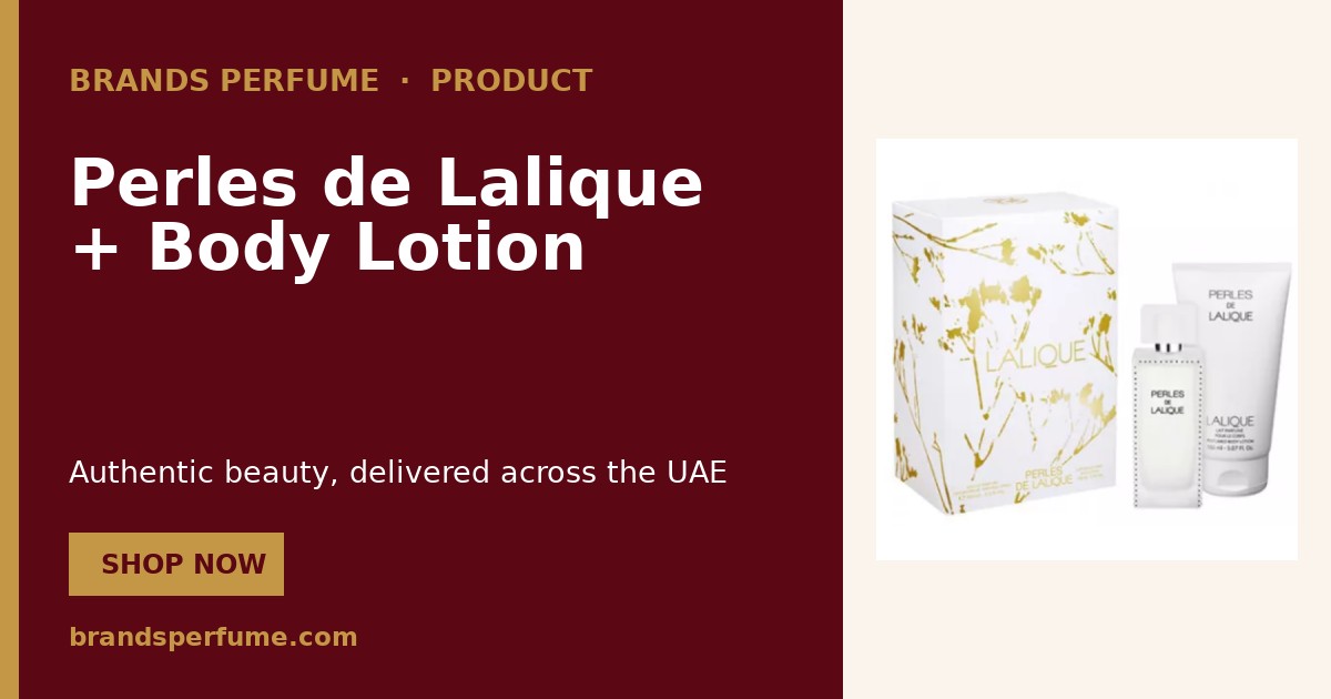 Lalique Perles de Lalique + Body Lotion 100 ml | Brands Perfume