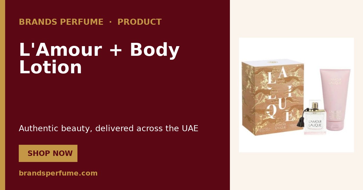 Lalique L'Amour + Body Lotion 50 ml | Brands Perfume