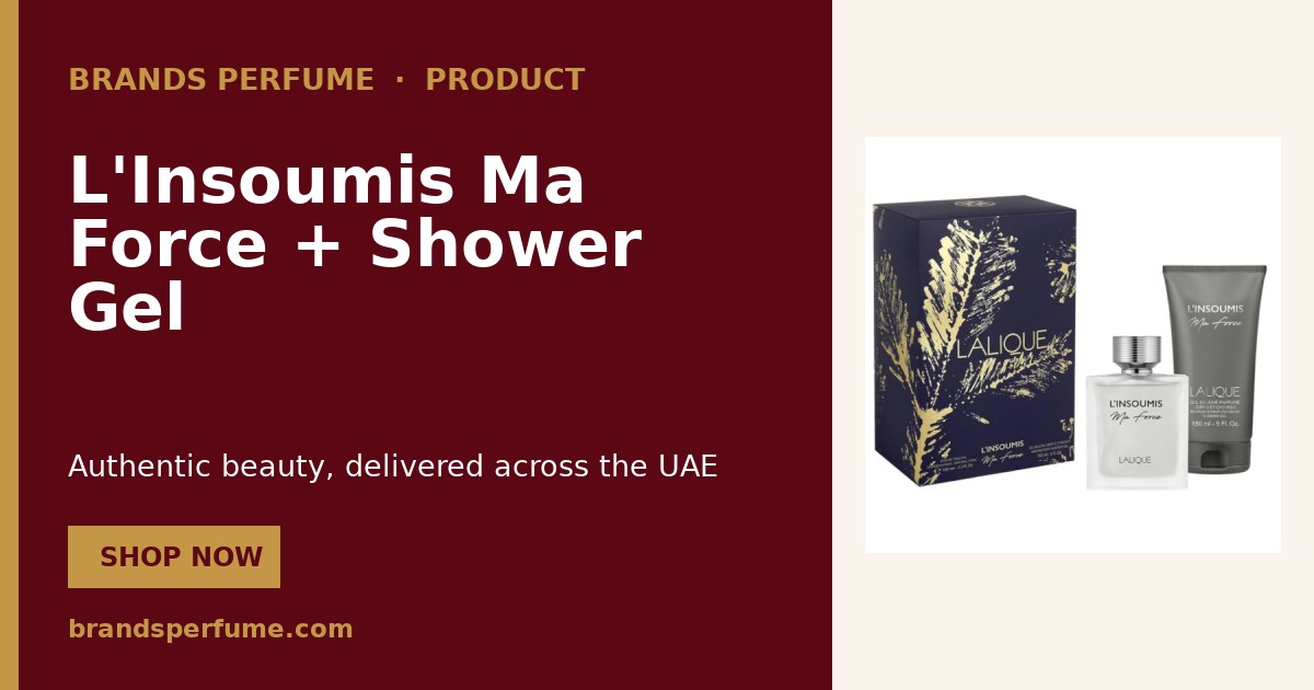 Lalique L'Insoumis Ma Force + Shower Gel 100 ml | Brands Perfume