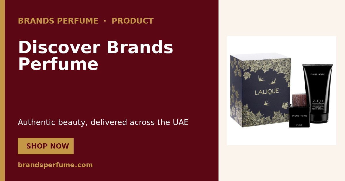 Lalique إنكر نوار + جل استحمام 50 ml | Brands Perfume