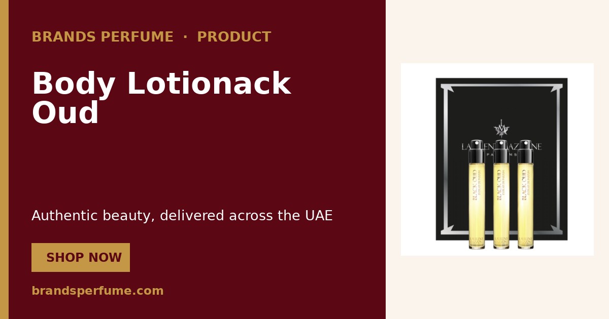 Laurent Mazzone Body Lotionack Oud 15 ml | Brands Perfume
