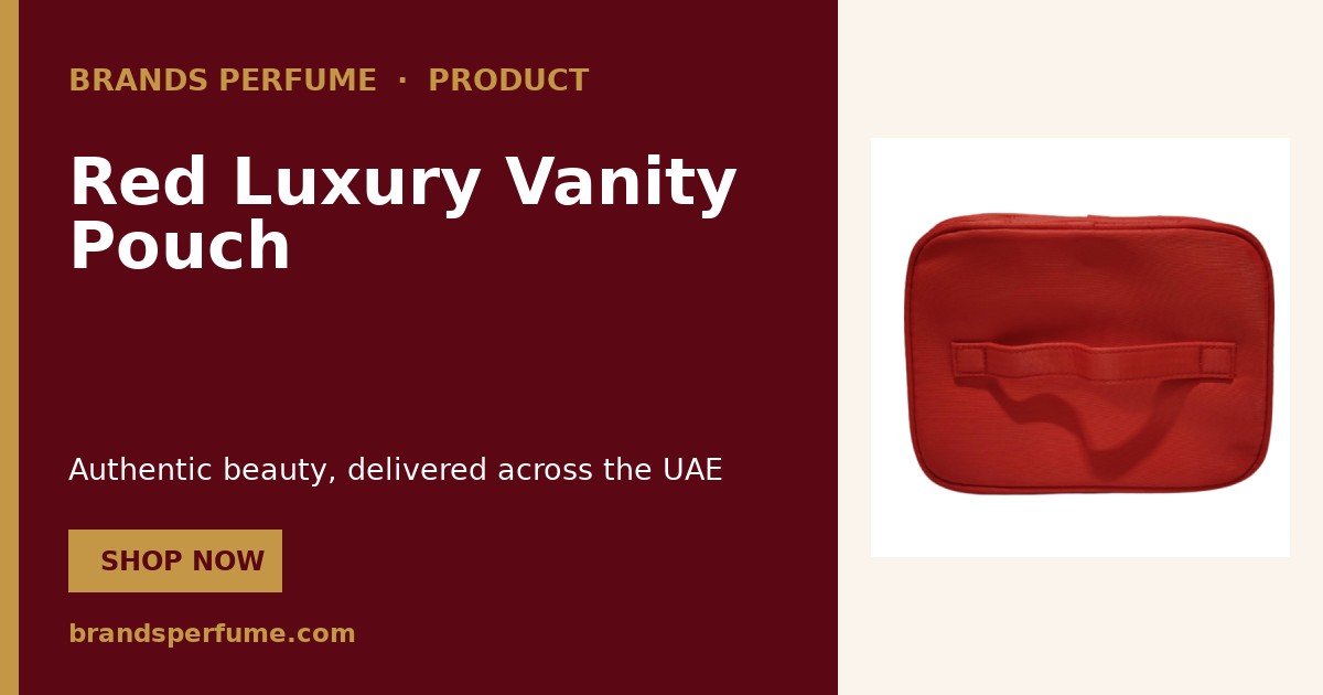 Salvatore Ferragamo Red Luxury Vanity Pouch 1 piece | Brands Perfume